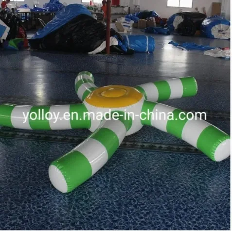 Rave saturn inflatable rocker inflatable saturn obstacle water gyroscope