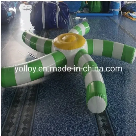 Rave saturn inflatable rocker inflatable saturn obstacle water gyroscope