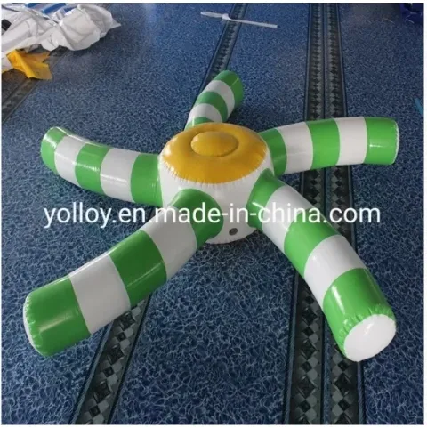 Rave saturn inflatable rocker inflatable saturn obstacle water gyroscope
