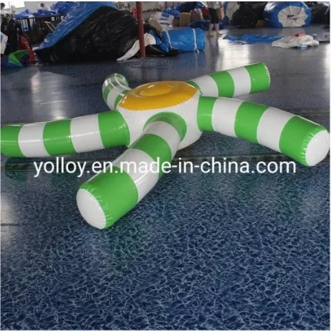 Rave saturn inflatable rocker inflatable saturn obstacle water gyroscope