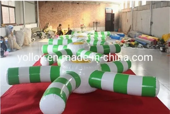 Rave saturn inflatable rocker inflatable saturn obstacle water gyroscope
